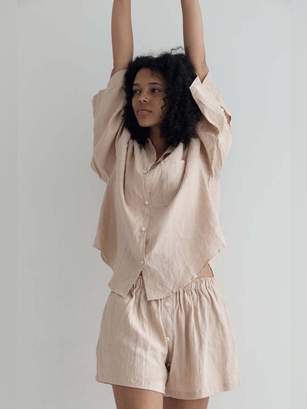 Deiji Studios The 03 Set in Blush sz S/M EUC